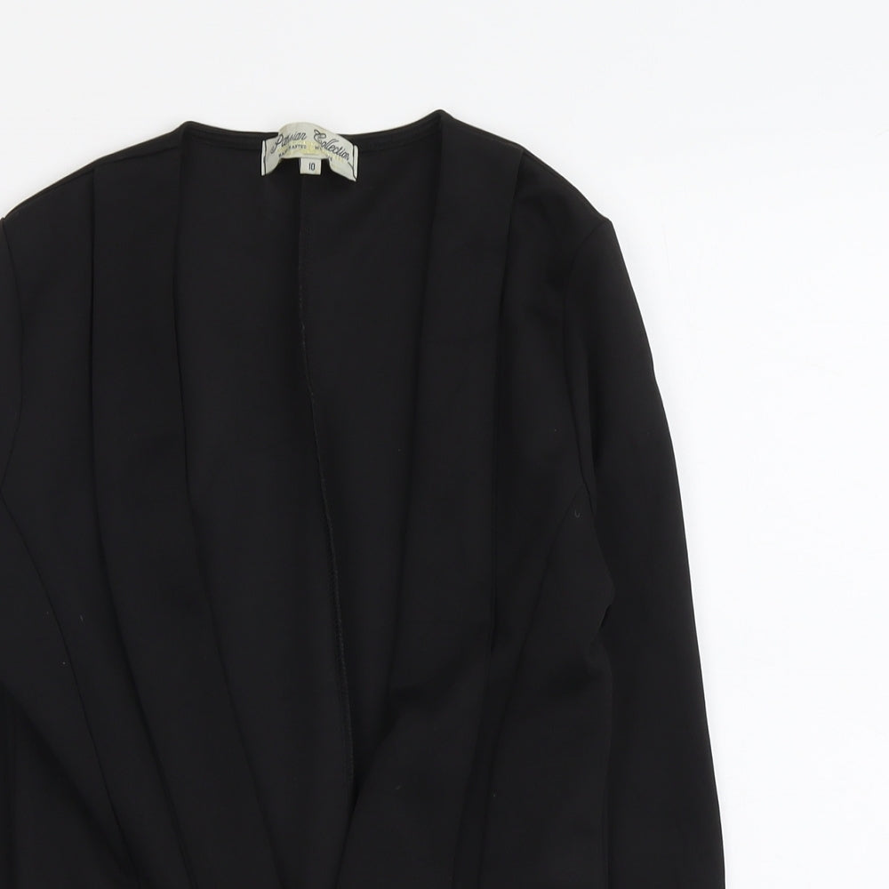 Parisian Womens Black Jacket Blazer Size 10