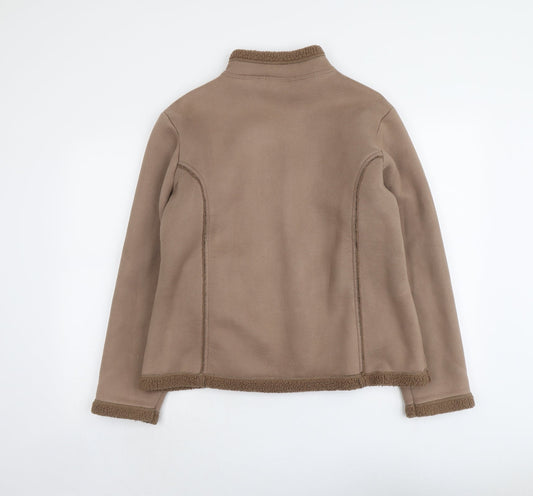 Mackays Womens Beige Jacket Size L Zip