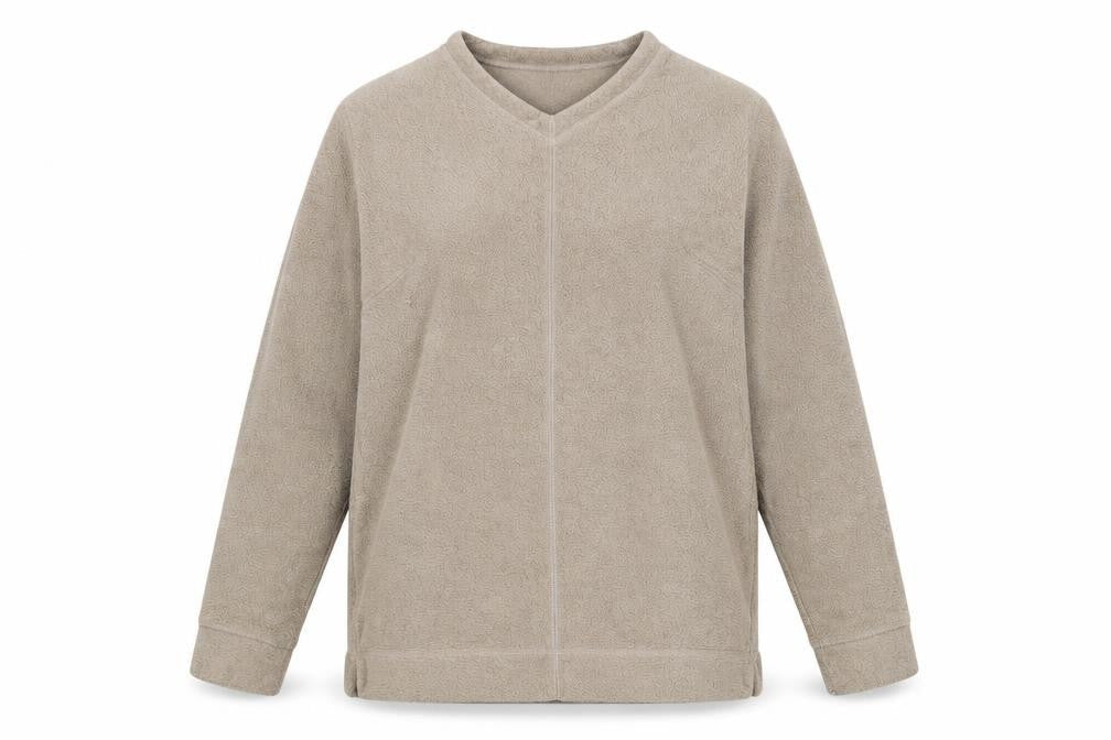 Hawkshead Womens Beige Polyester Pullover Sweatshirt Size 12 Pullover