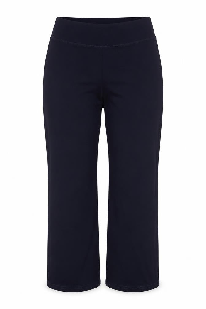 Marks and Spencer Womens Blue Viscose Trousers Size 10 Regular