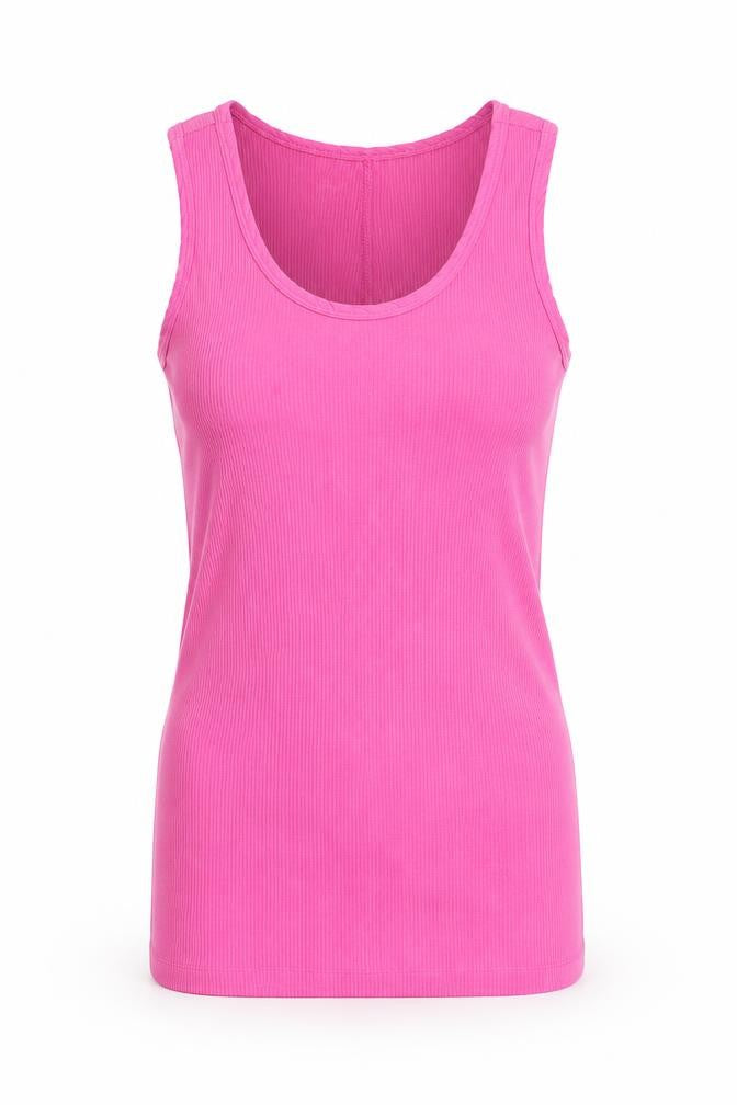 Womens UK Size XS Gap Pink Cotton Tank