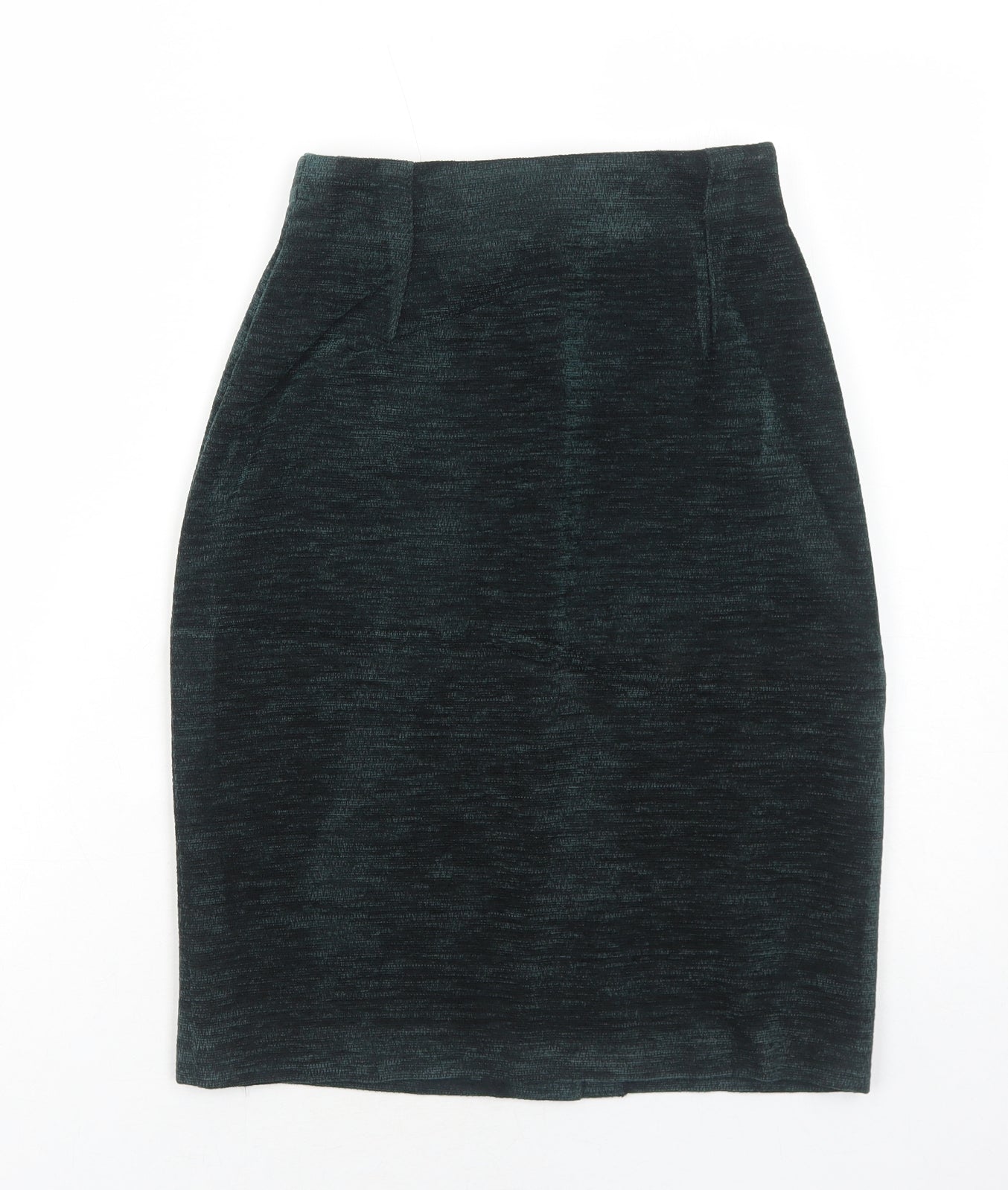 Libra Womens Green Polyester Straight & Pencil Skirt Size 8 Zip