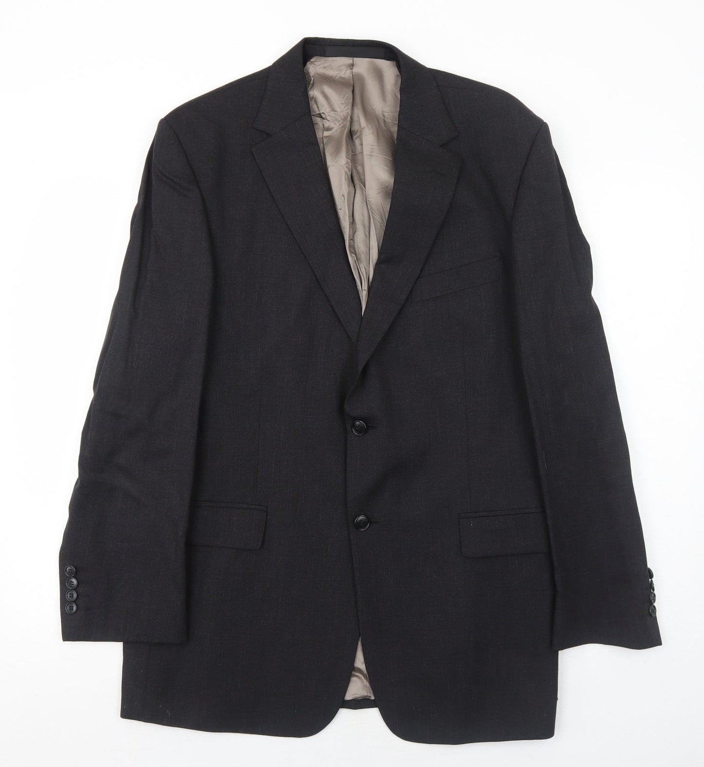 Marks and Spencer Mens Grey Wool Jacket Suit Jacket Size 42 Regular