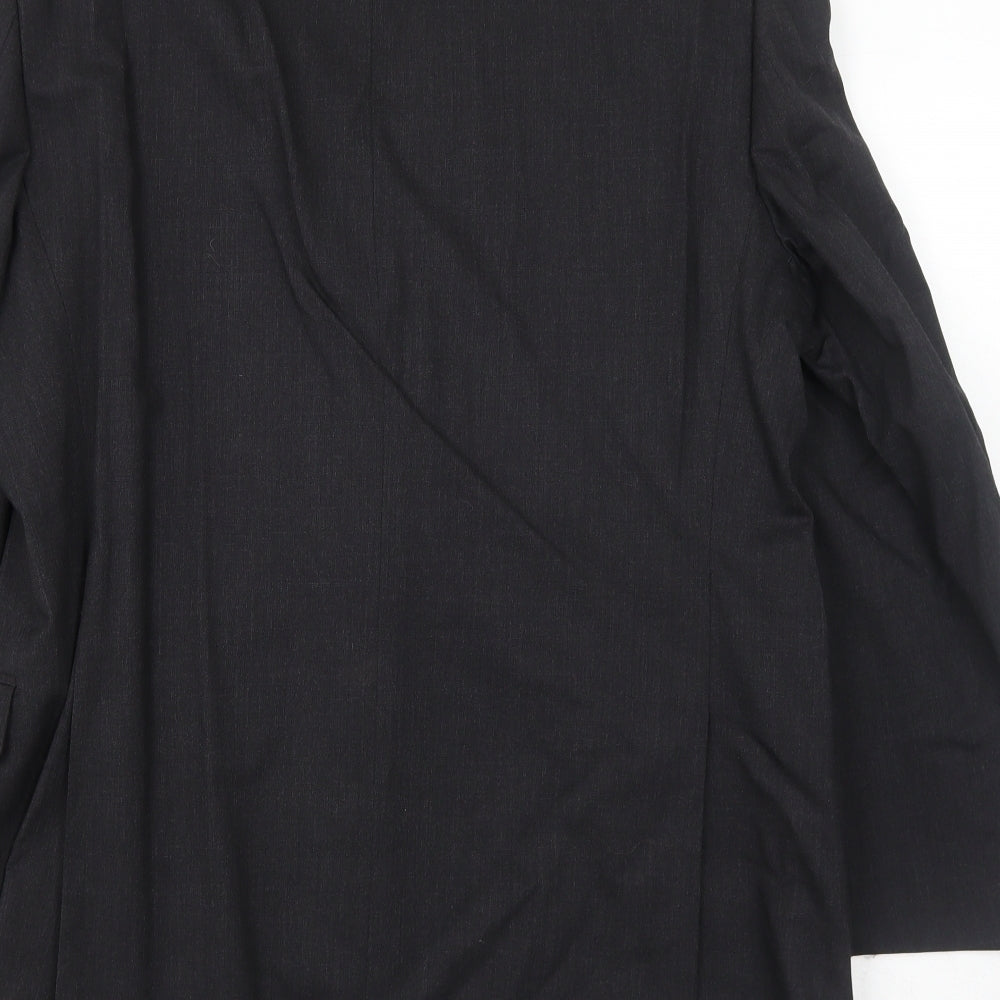Marks and Spencer Mens Grey Wool Jacket Suit Jacket Size 42 Regular