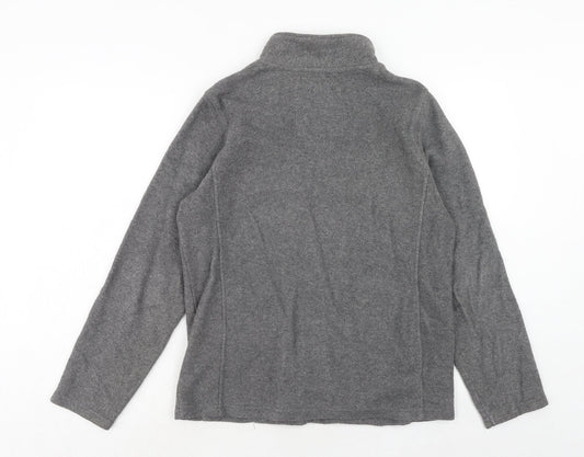 M&Co Womens Grey Jacket Size 14 Zip