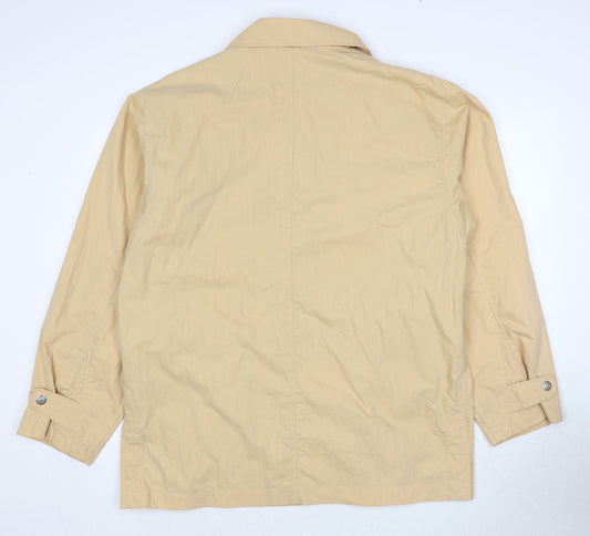 PFM Mens Beige Jacket Size S Button