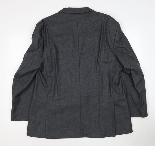 Butlers Mens Grey Wool Jacket Suit Jacket Size 42 Regular