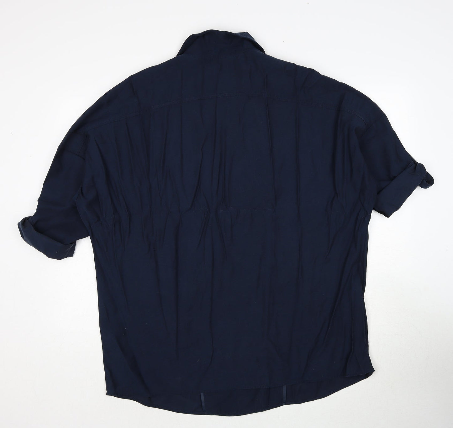 Marks and Spencer Womens Blue Jacket Size 14 Button