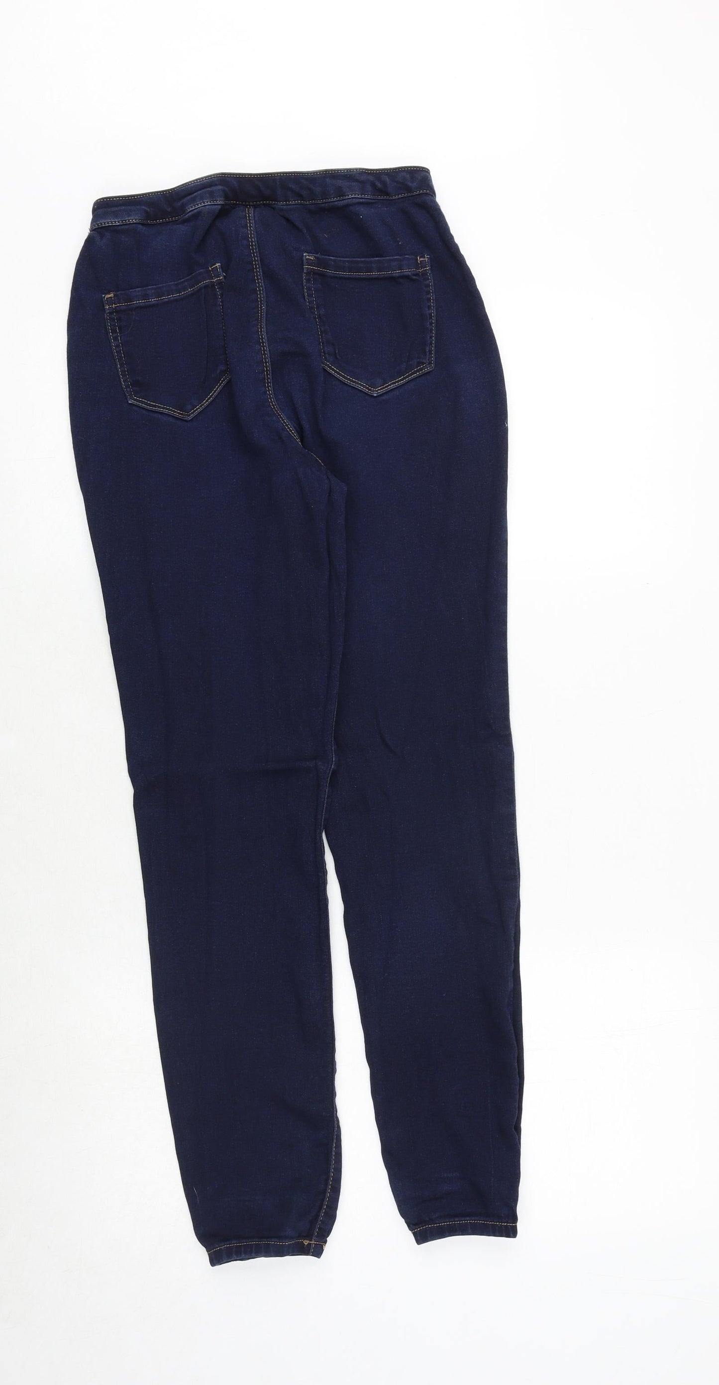 Blue Spice Womens Blue Cotton Tapered Jeans Size 26 in Regular Zip