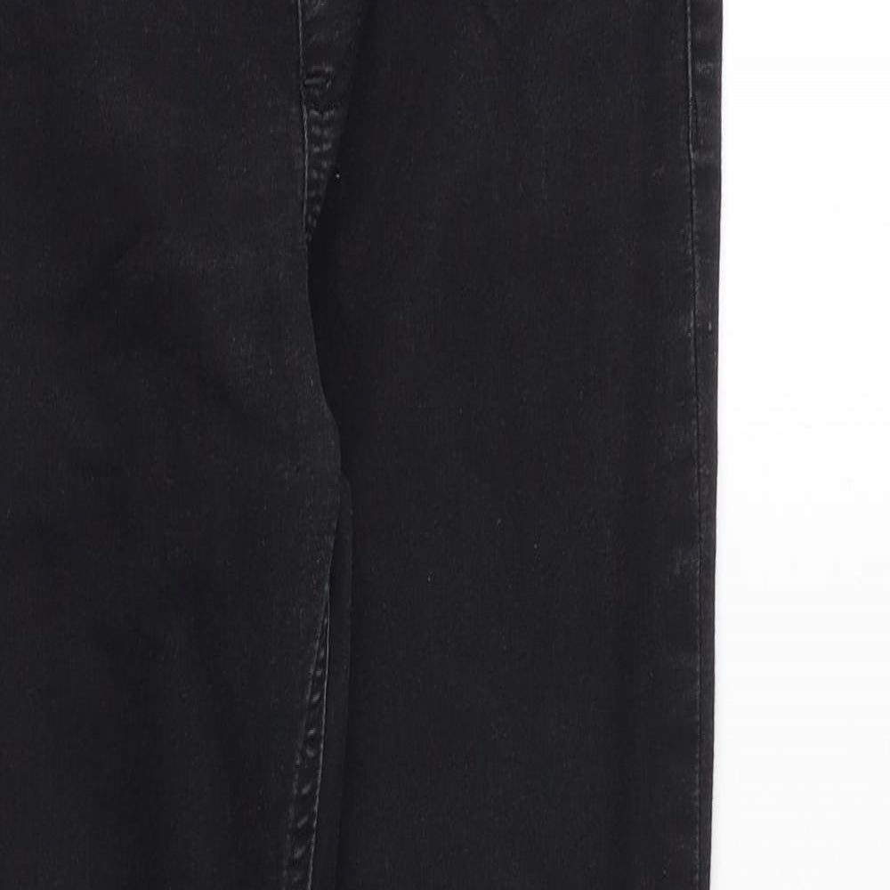 Marks and Spencer Womens Black Cotton Jegging Jeans Size 10 Regular