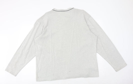 Burton Mens Grey Cotton Pullover Sweatshirt Size 2XL