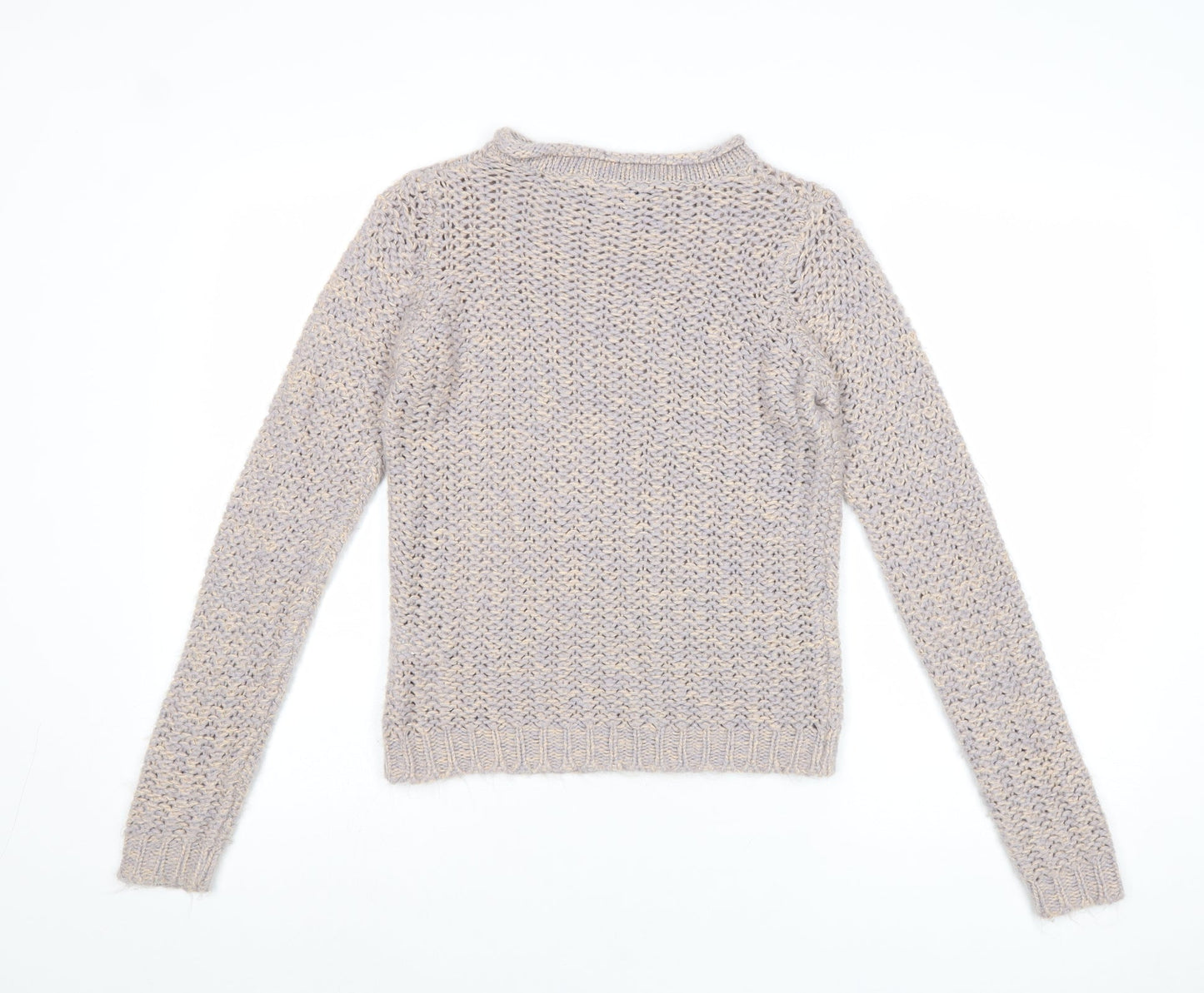 Dorothy Perkins Womens Multicoloured Boat Neck Acrylic Pullover Jumper Size 10