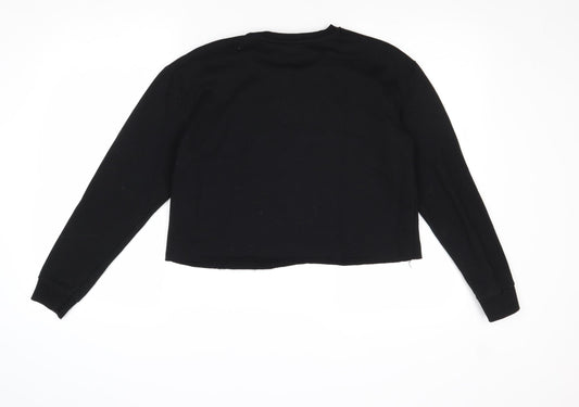 Sony Womens Black Polyester Pullover Sweatshirt Size XS Pullover - No I Don't Want No Scrubs