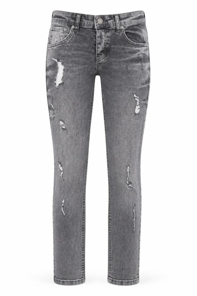 Giseppe Zanoti Womens Grey Cotton Skinny Jeans Size 29 in Regular Zip