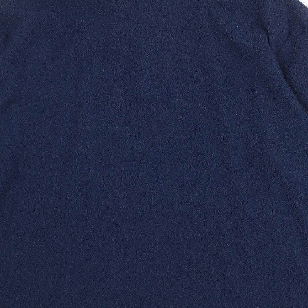 Hi Gear Womens Blue Polyester Pullover Sweatshirt Size S Zip