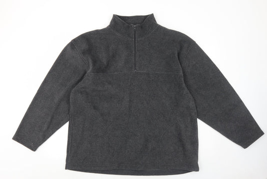 Dunnes Stores Mens Grey Polyester Pullover Sweatshirt Size XL