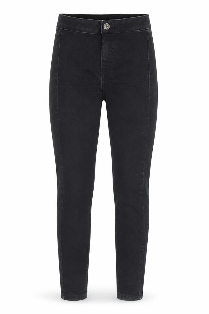 New Look Girls Black Cotton Skinny Jeans Size 10 Years Regular Zip
