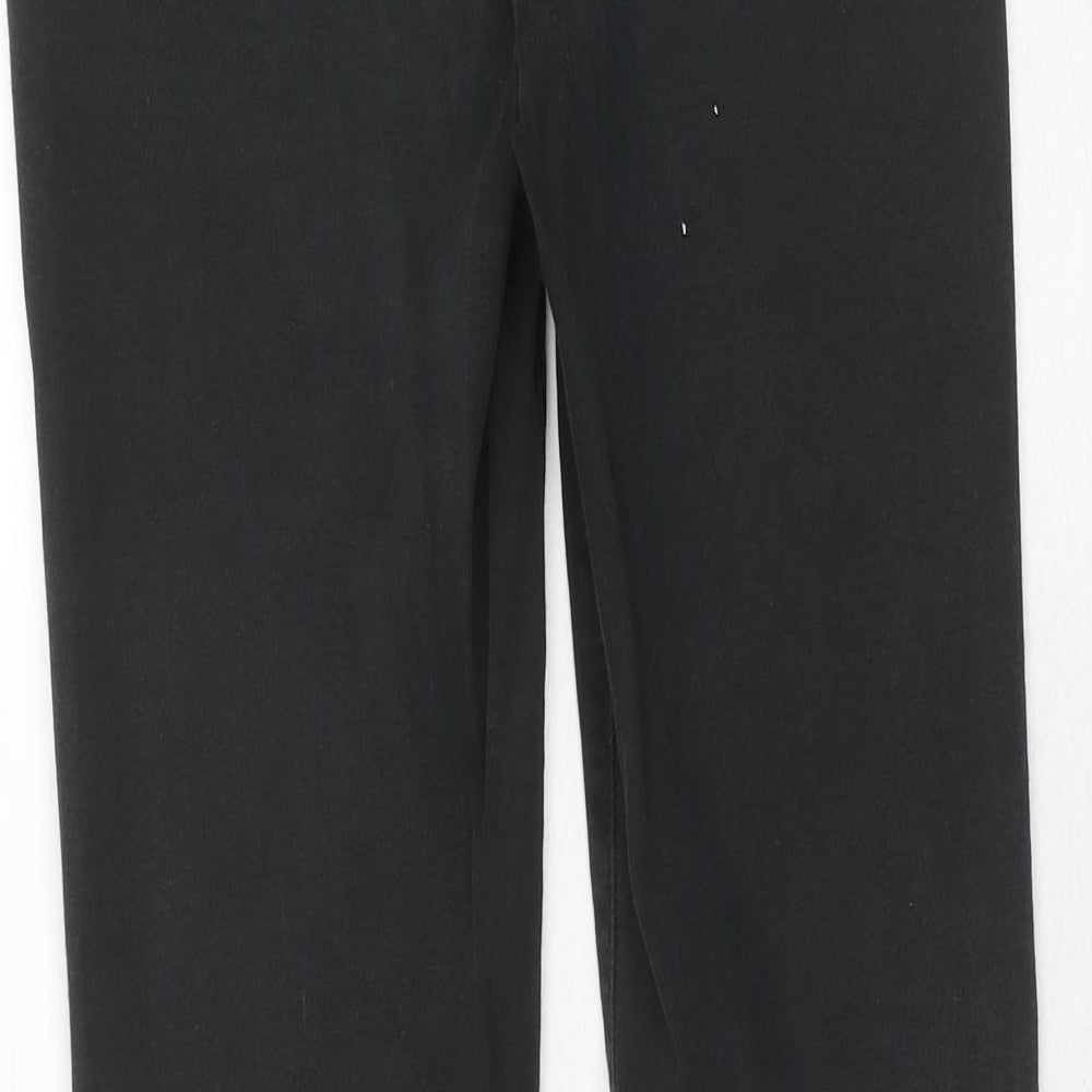 Marks and Spencer Womens Grey Cotton Skinny Jeans Size 8 Regular Zip