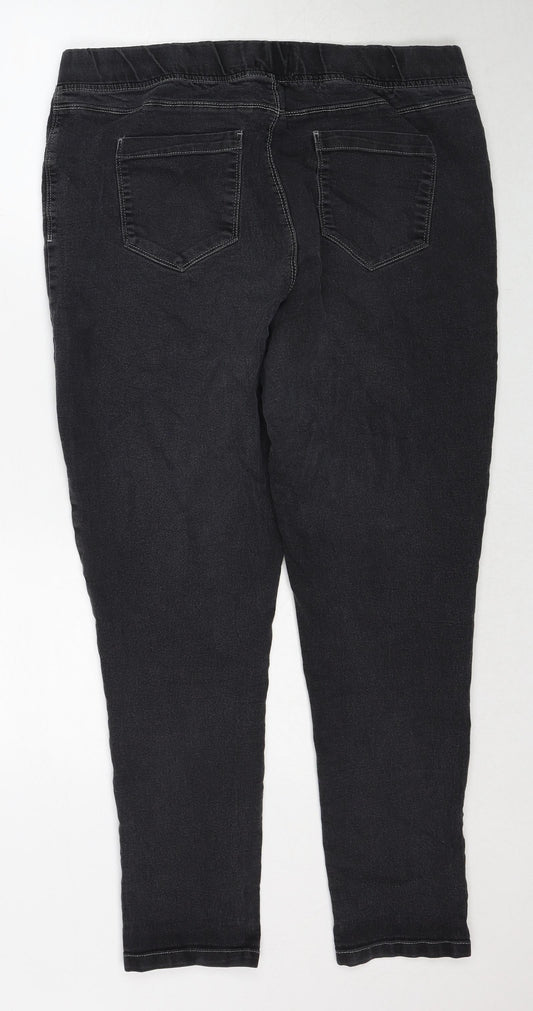 Boutique Belle Womens Black Cotton Jegging Jeans Size 10 Regular