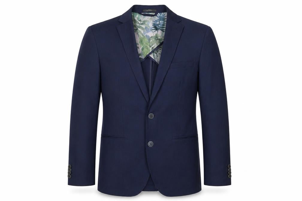 Marks and Spencer Mens Blue Polyester Jacket Suit Jacket Size 38 Regular