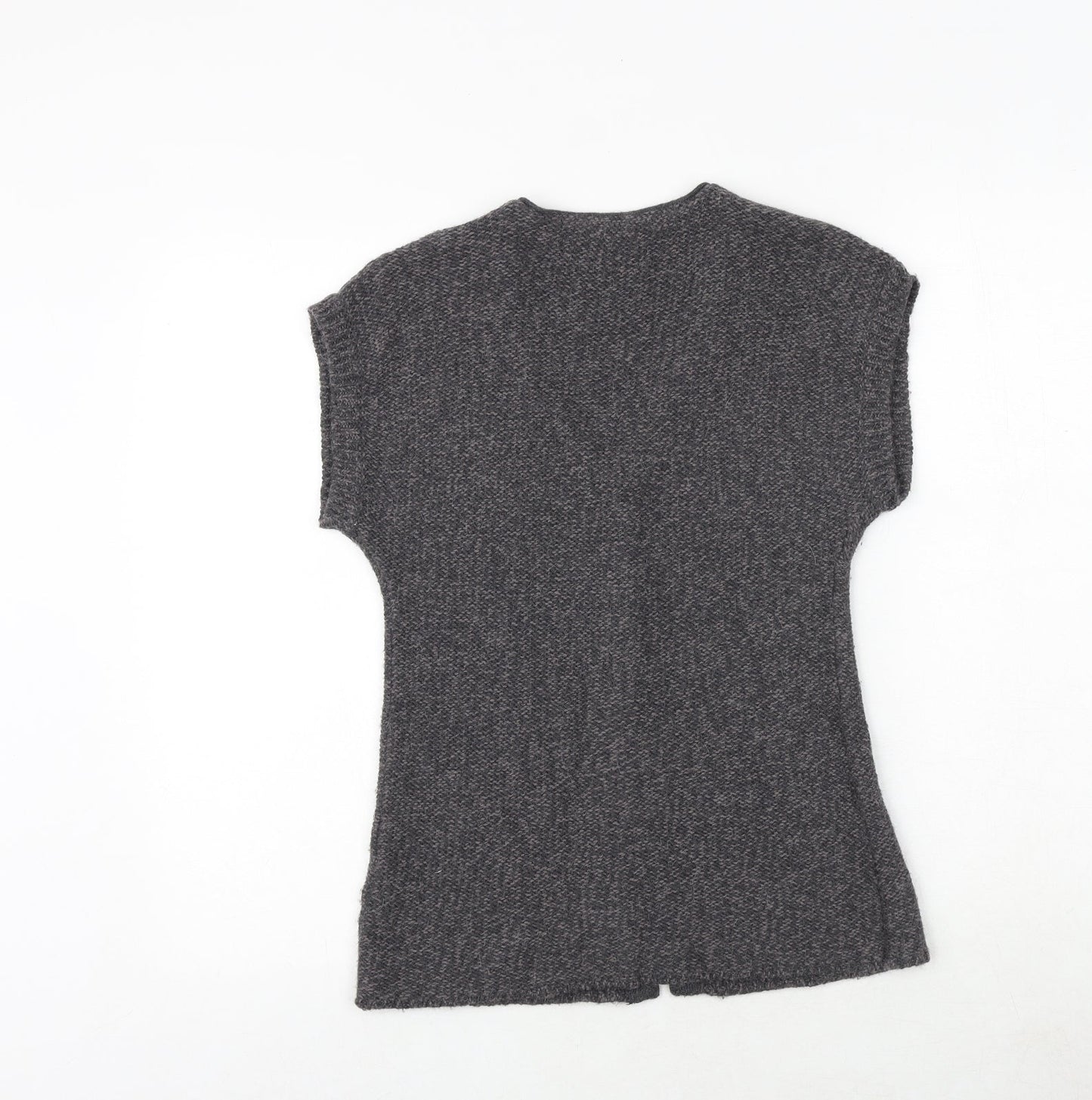Somewhere Womens Brown V-Neck Polyamide Cardigan Jumper Size 6 - Size 6-8