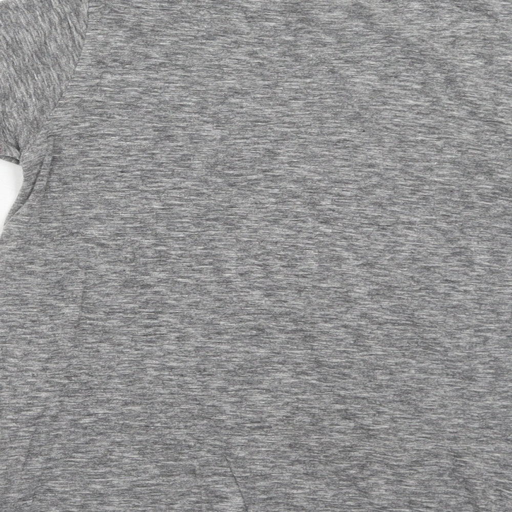 NEXT Boys Grey Cotton Pullover T-Shirt Size 6 Years Crew Neck Pullover - Mickey and Friends