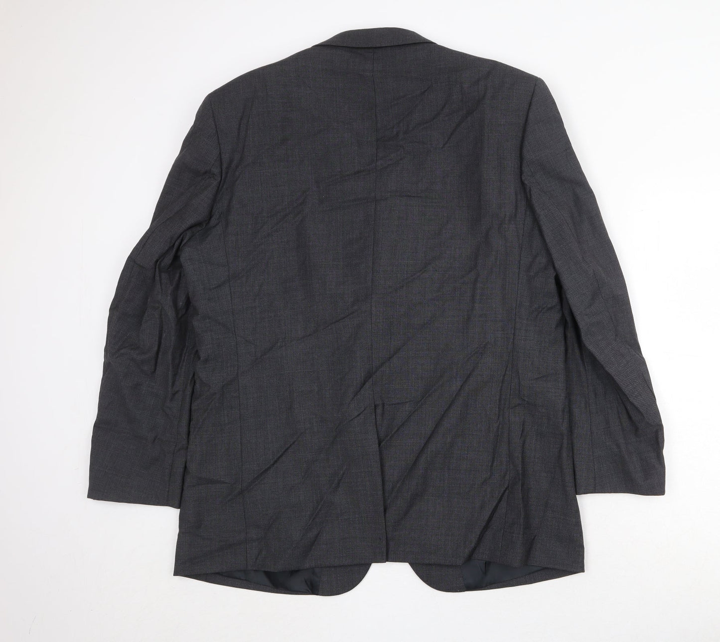 Brook Taverner Mens Grey Wool Jacket Suit Jacket Size 44 Regular