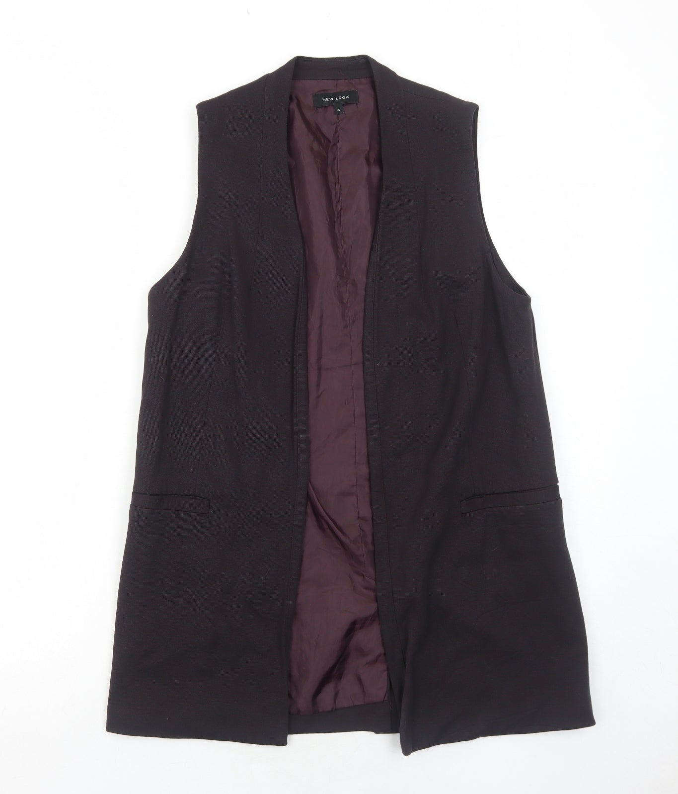New Look Womens Black Kimono Jacket Size 8