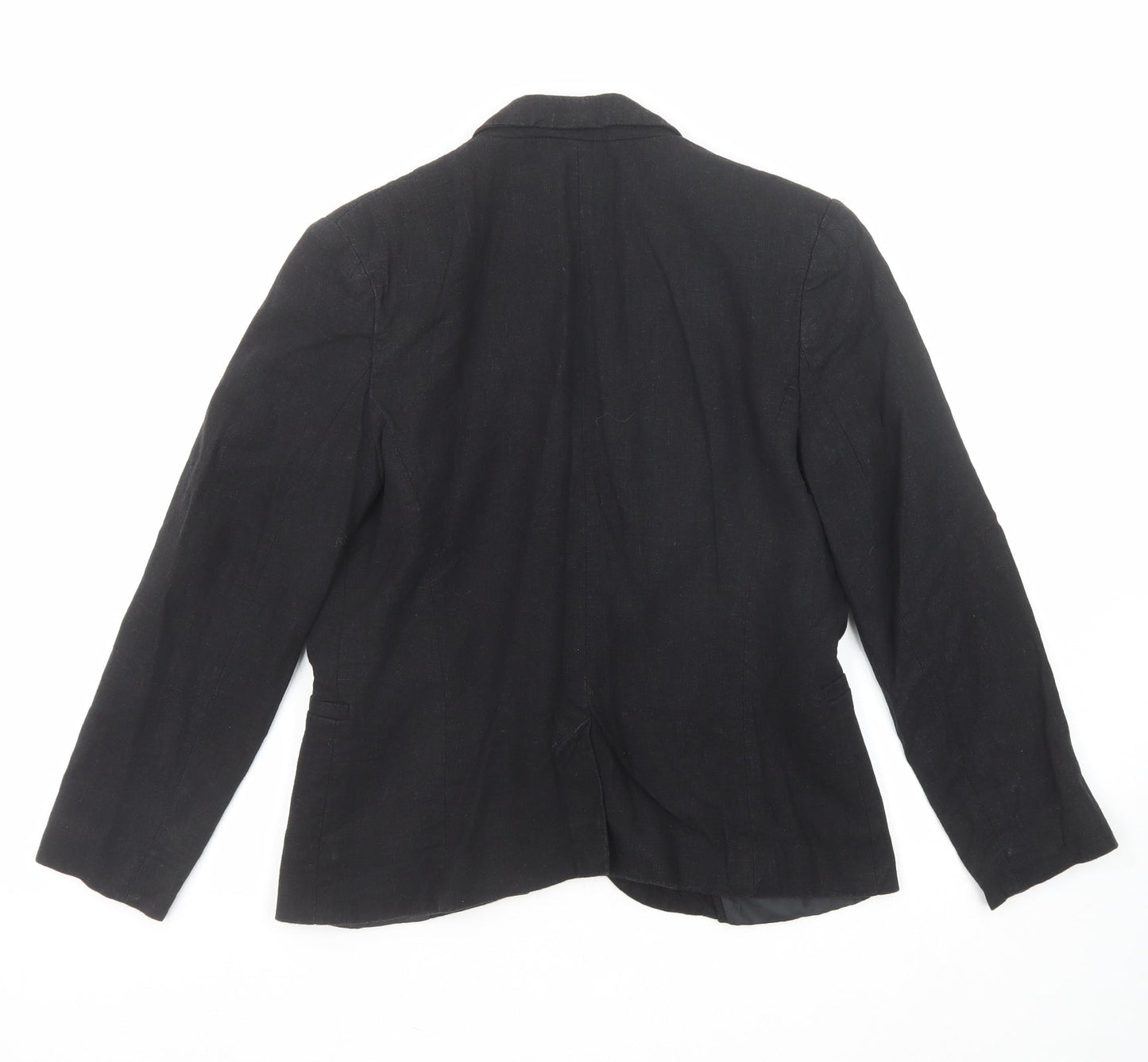 ASOS Womens Black Jacket Blazer Size 10 Button