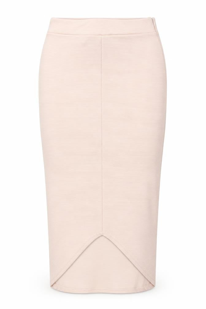 Missguided Womens Pink Polyester Straight & Pencil Skirt Size S Zip - Waist 22 Inches
