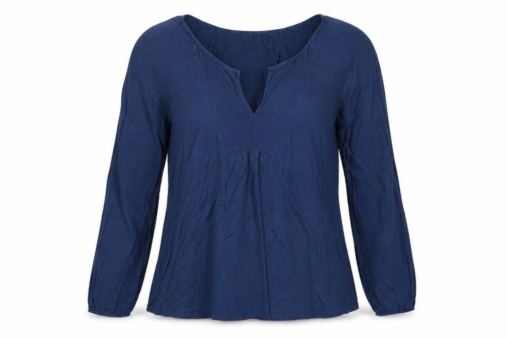 Womens UK Size S Gap Blue Viscose Blouse