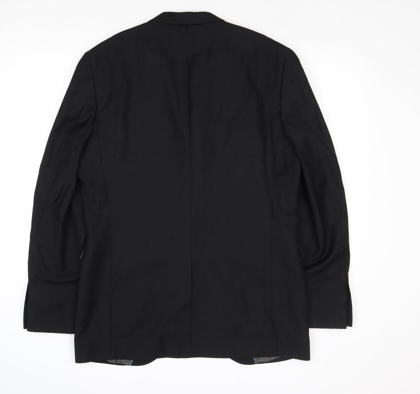 Butler & Webb Mens Black Polyester Jacket Suit Jacket Size 40 Regular