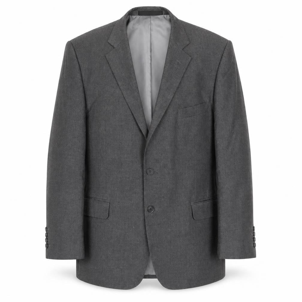 Marks and Spencer Mens Grey Polyester Jacket Suit Jacket Size 42 Regular