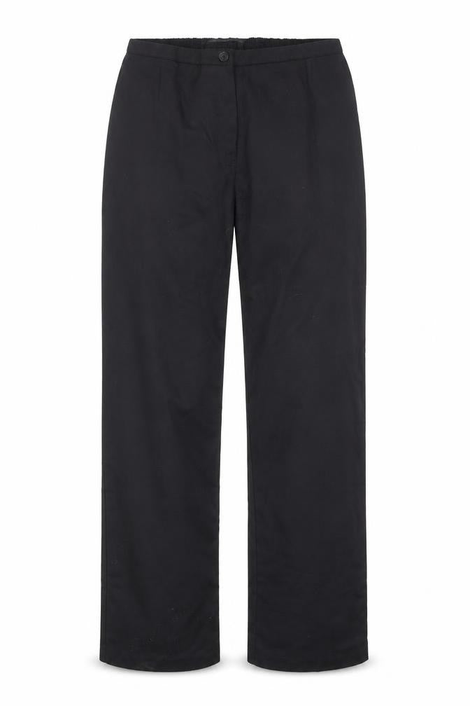 Meltemi Womens Black Polyester Trousers Size 29 in Regular Zip