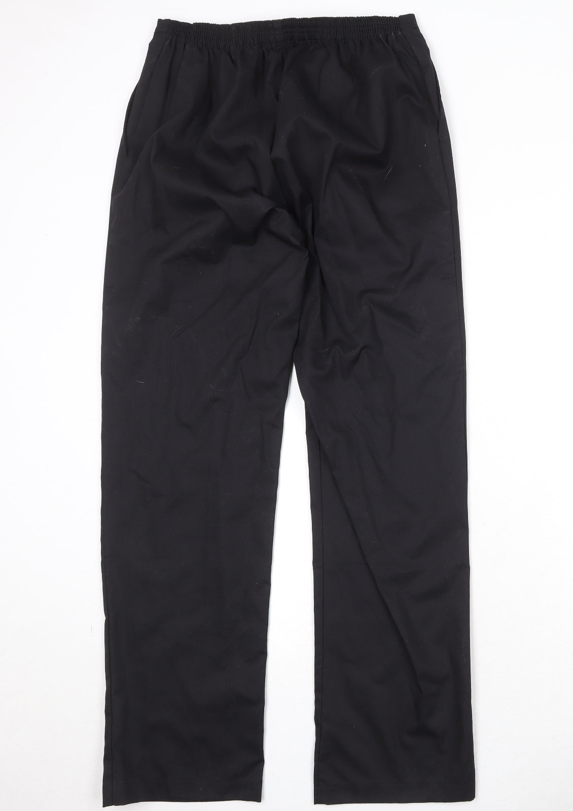 Meltemi Womens Black Polyester Trousers Size 29 in Regular Zip