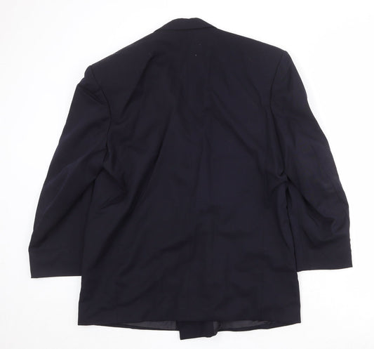 NEXT Mens Blue Wool Jacket Suit Jacket Size 40 Regular