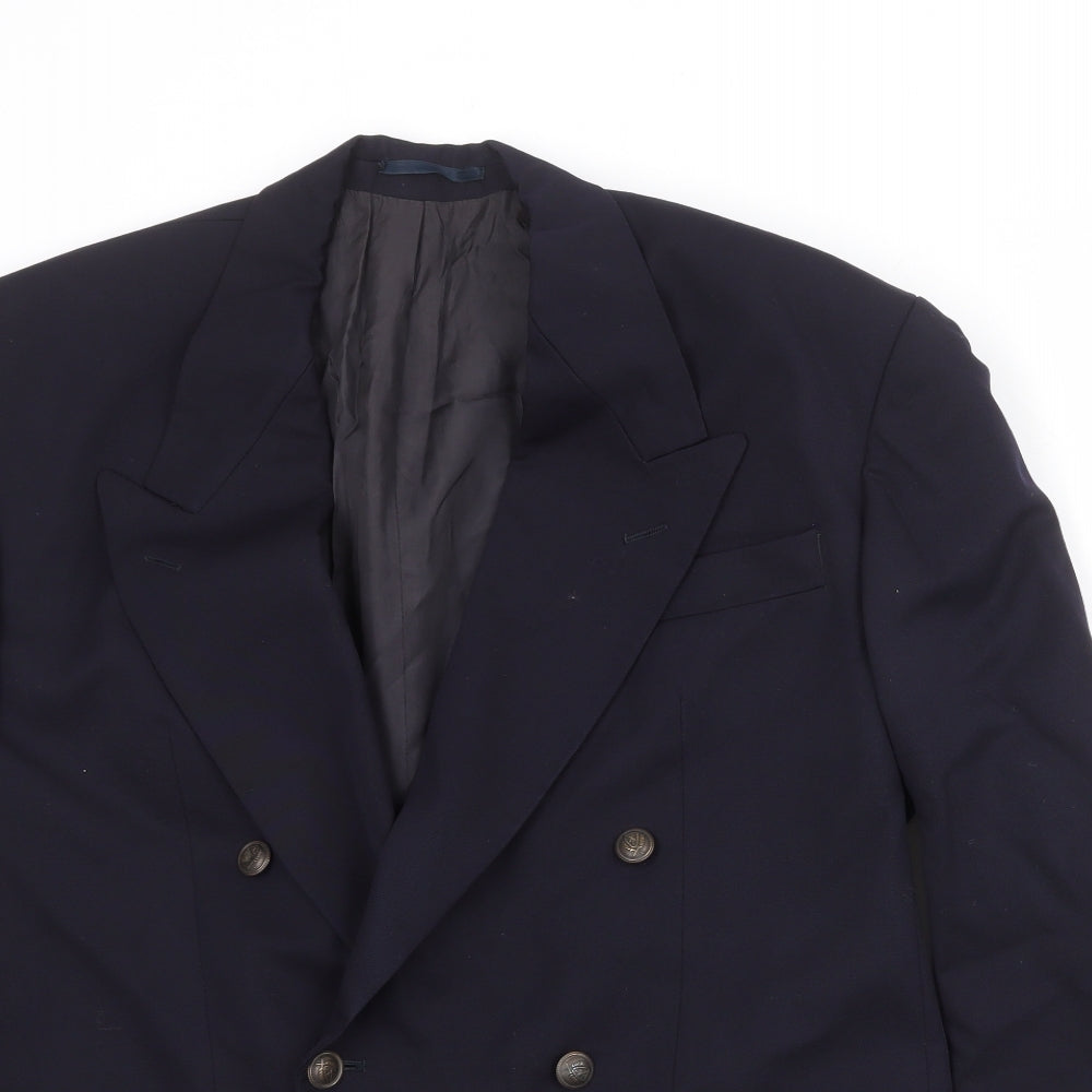 NEXT Mens Blue Wool Jacket Suit Jacket Size 40 Regular