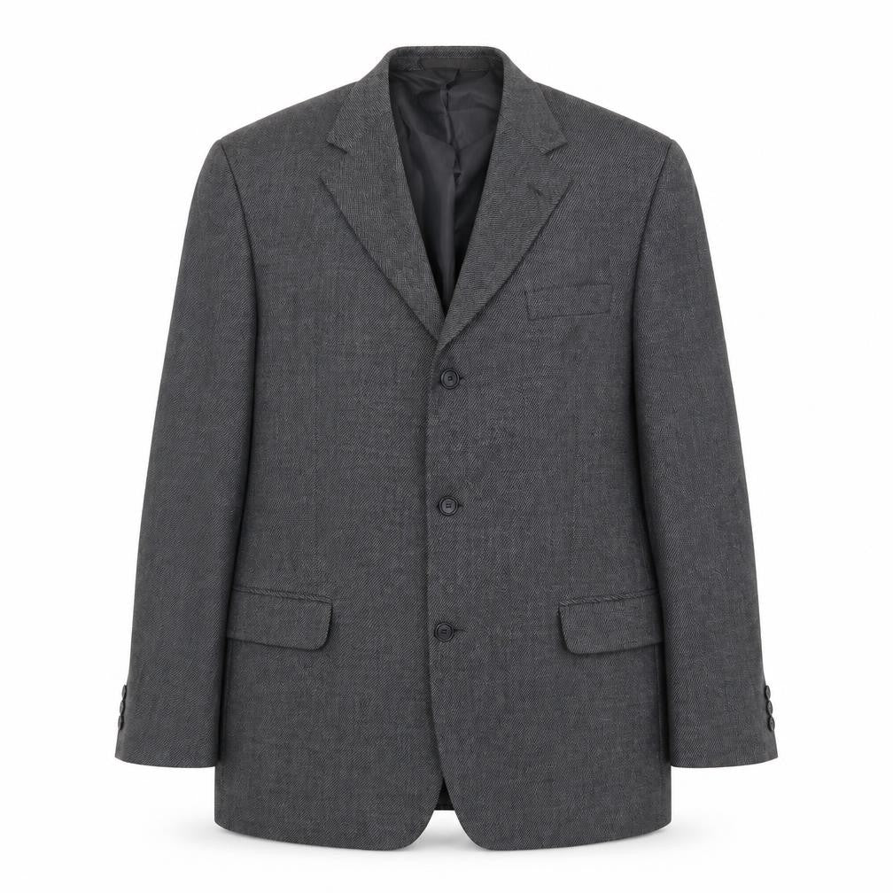Marks and Spencer Mens Grey Polyester Jacket Suit Jacket Size 44 Regular