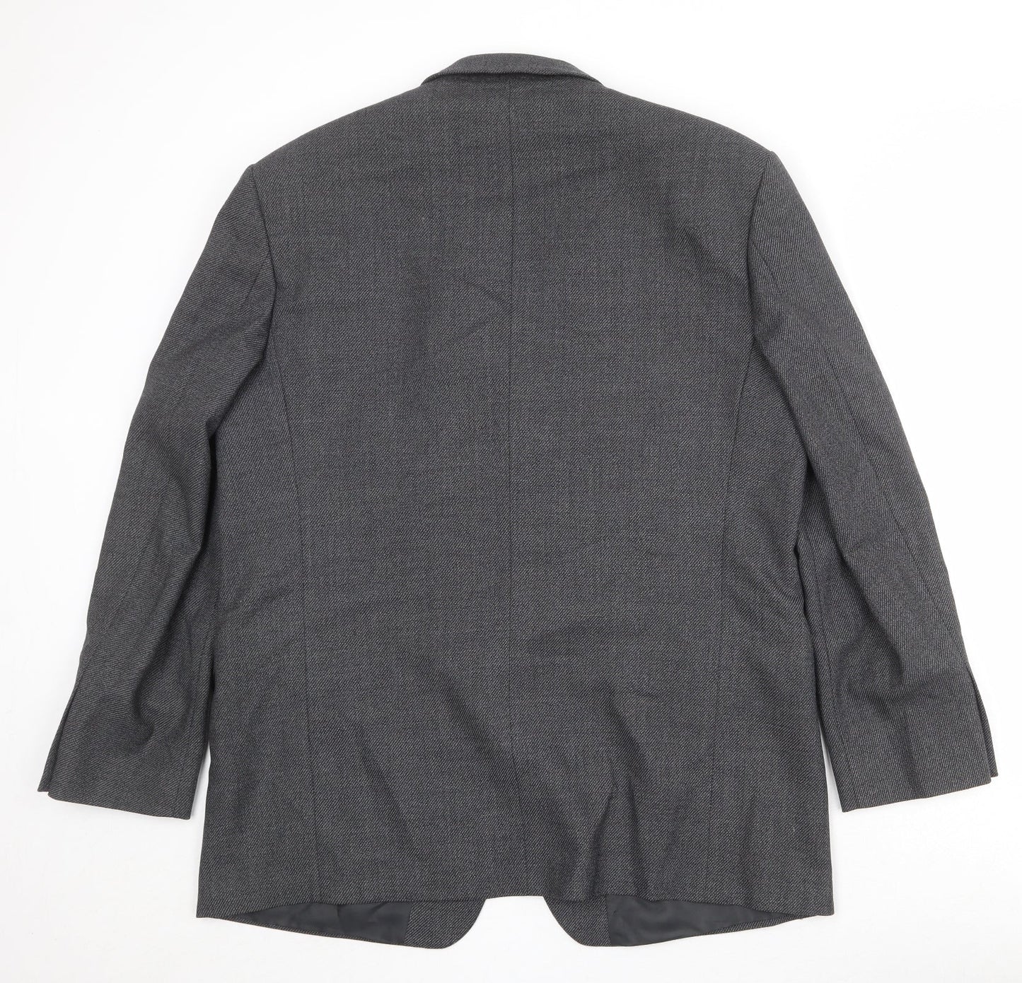 Marks and Spencer Mens Grey Polyester Jacket Suit Jacket Size 44 Regular