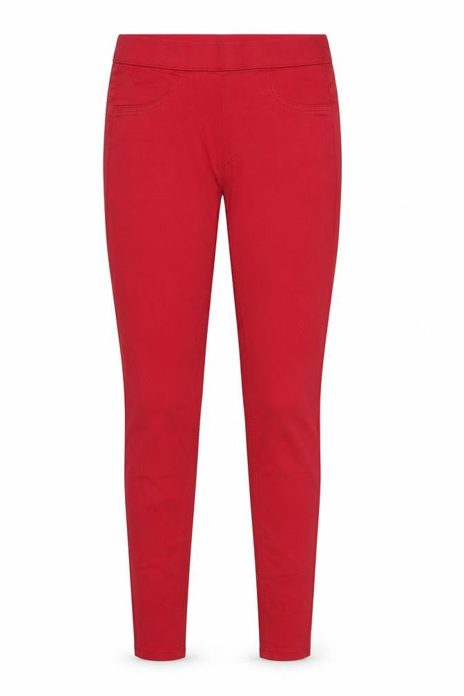 Marks and Spencer Womens Red Cotton Jegging Jeans Size 6 Regular