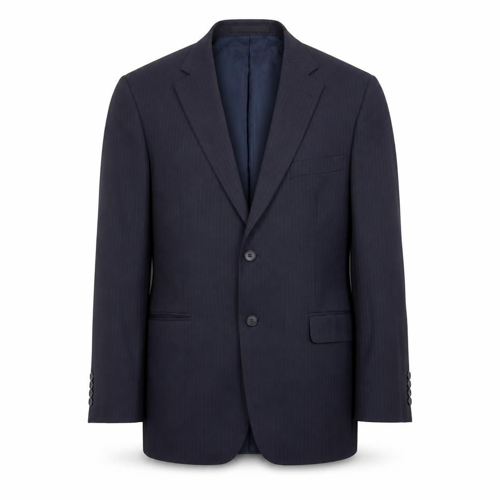 Marks and Spencer Mens Black Polyester Jacket Suit Jacket Size 42 Regular