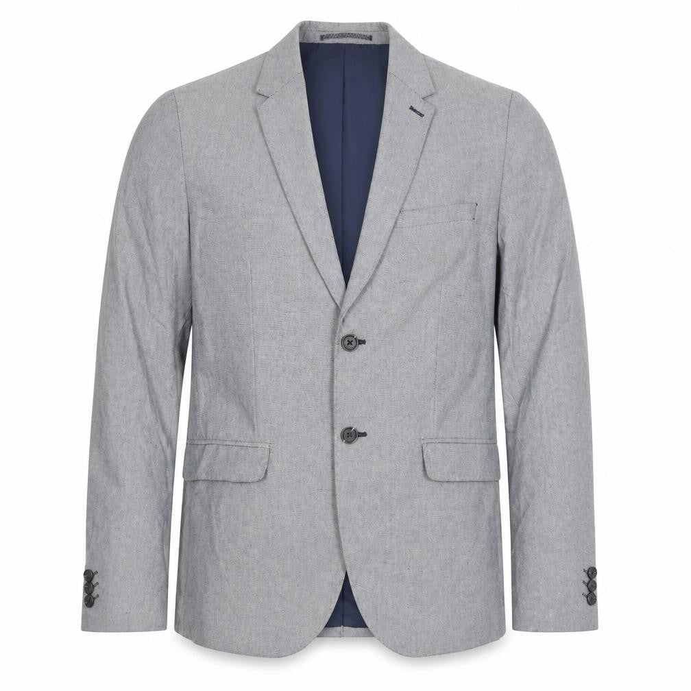 Marks and Spencer Mens Grey Cotton Jacket Suit Jacket Size 40 Regular