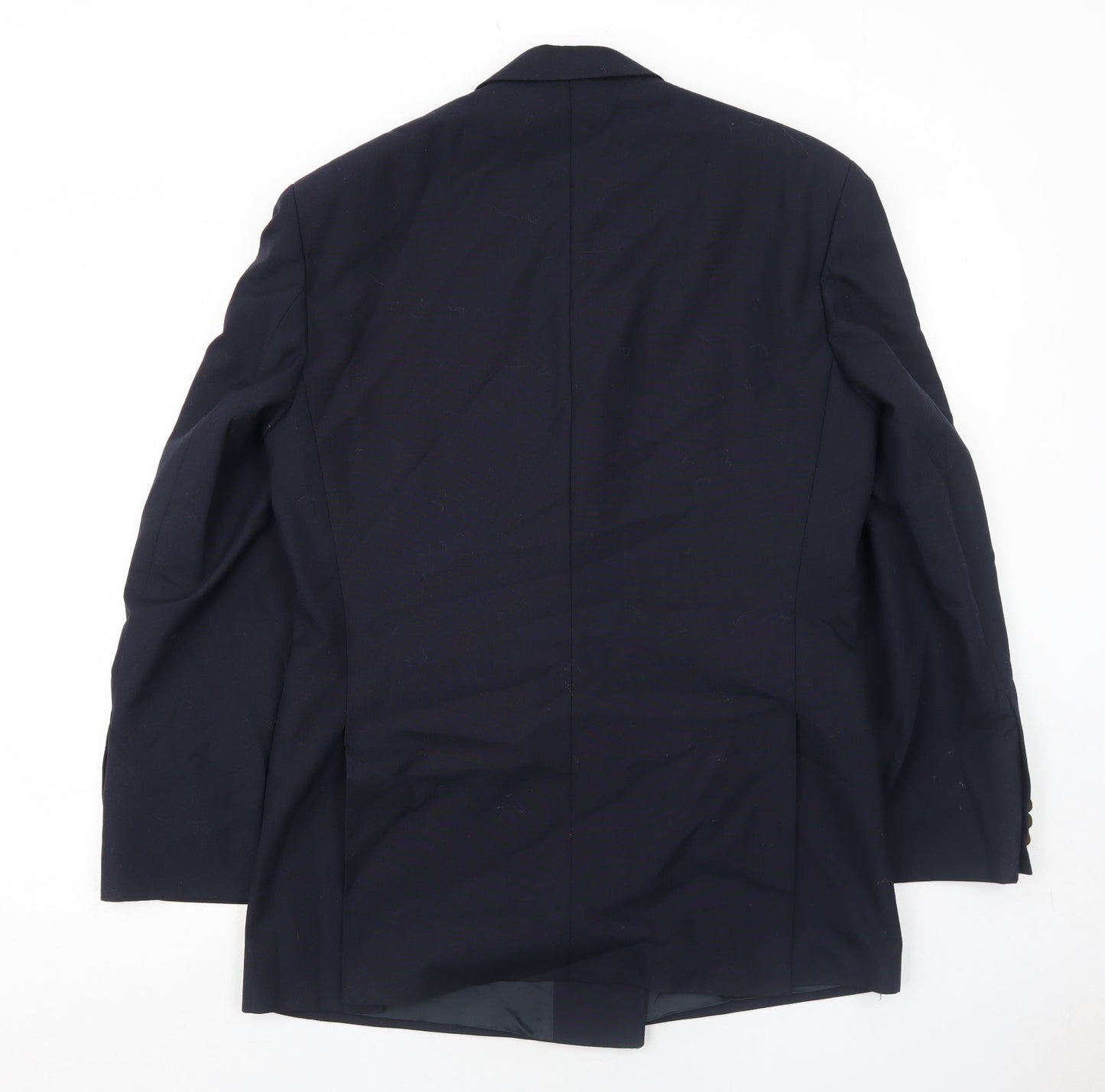 Debenhams Mens Blue Polyester Jacket Suit Jacket Size 38 Regular