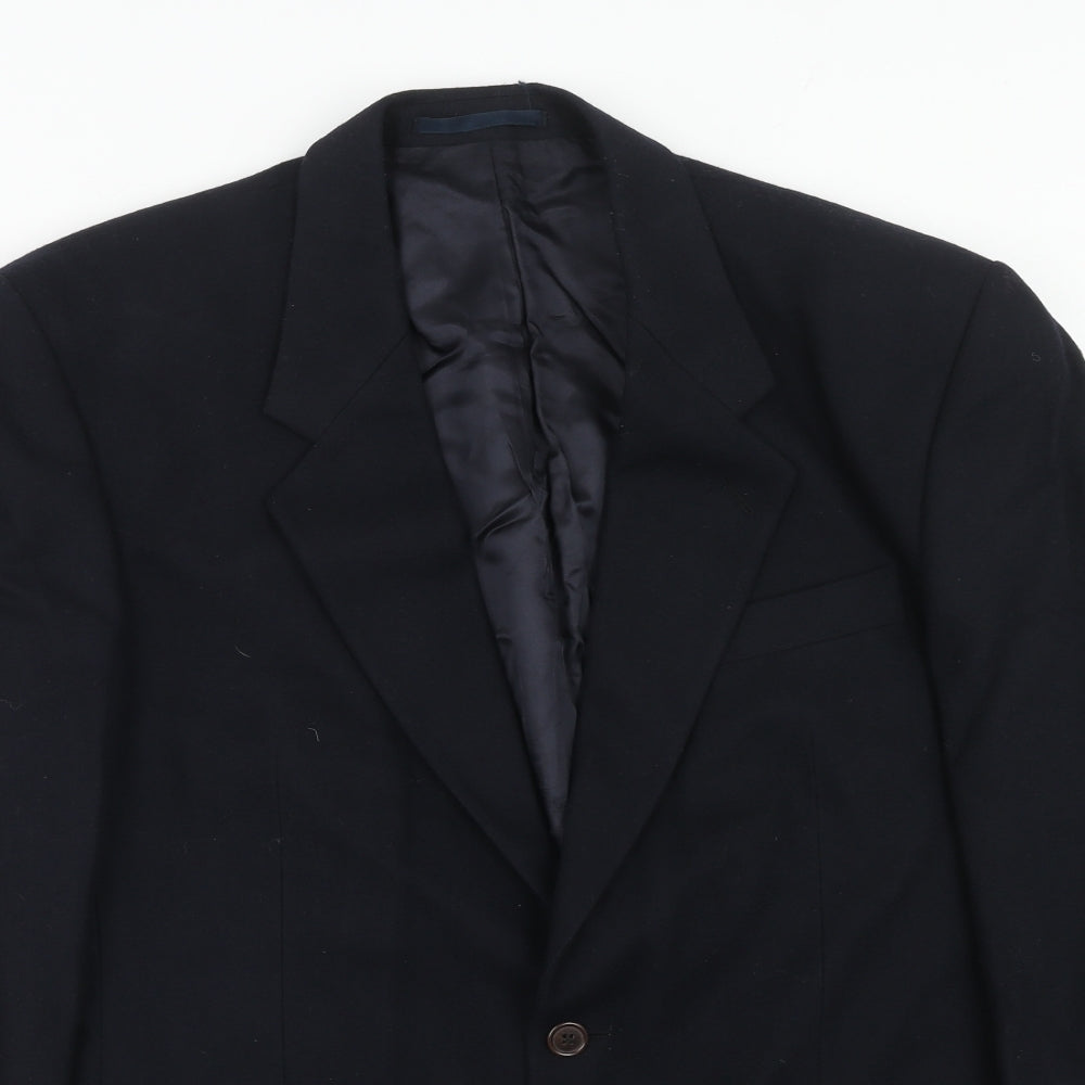 NEXT Mens Black Wool Jacket Suit Jacket Size 40 Regular