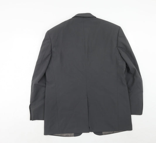 Marks and Spencer Mens Grey Wool Jacket Suit Jacket Size 42 Regular