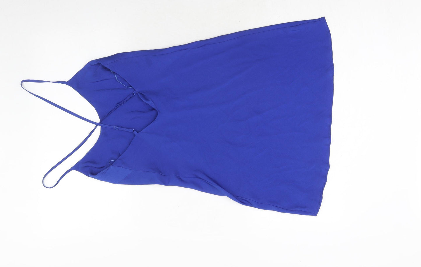Marks and Spencer Womens Blue Polyester Mini Size 6 Round Neck Pullover