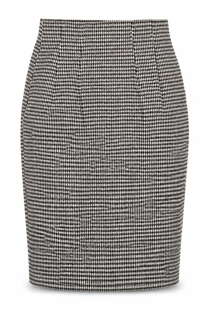 Marks and Spencer Womens Multicoloured Geometric Polyester Straight & Pencil Skirt Size 8