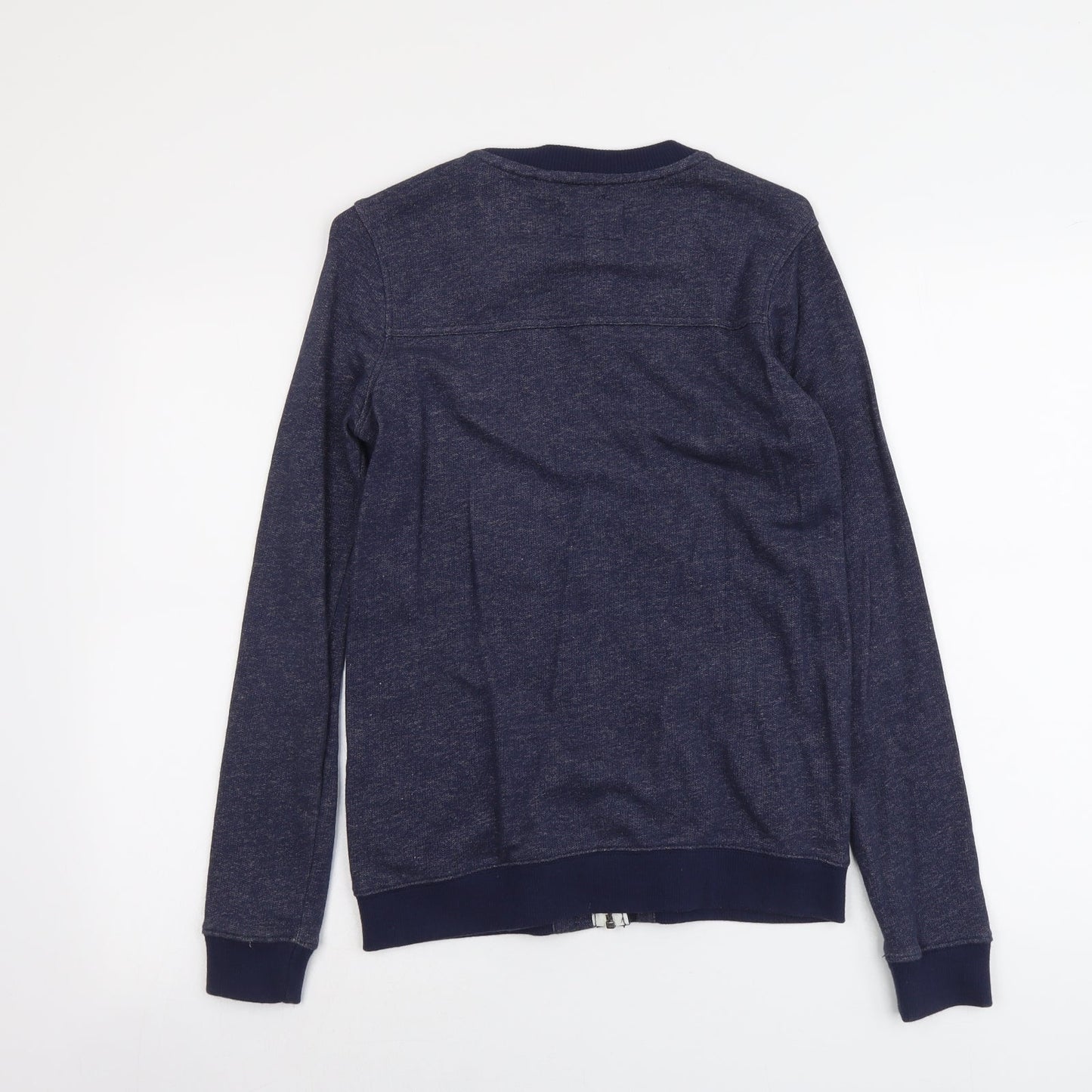 NEXT Womens Blue Cotton Full Zip Sweatshirt Size 8 Zip