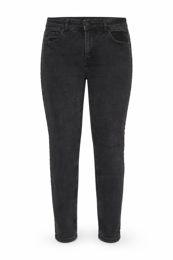 Marks and Spencer Womens Black Cotton Skinny Jeans Size 12 L28 in Regular Button