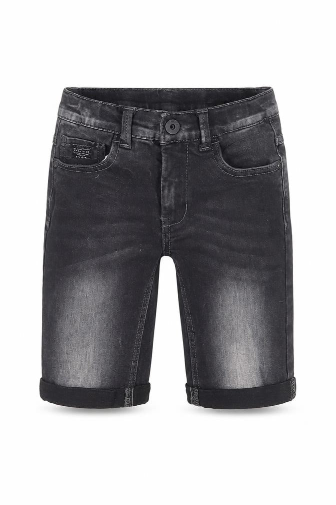 name it Boys Grey Cotton Chino Shorts Size 9 Years Regular Zip